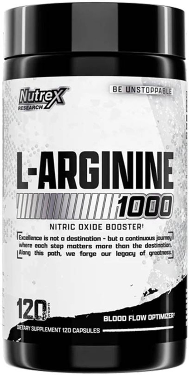 Goedkoopste Nutrex L-argirine 1000 - Betere Pomp - 120 capsules