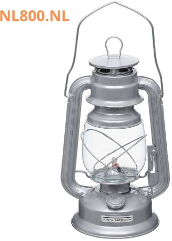 Mfh Sturmlaterne Zink Petroleumlamp Zilver 1 Stuks van MFH — afbeelding 2