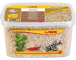 Sera Gravel Beige - Inhoud: 3 liter - Aquarium Grind Bodem