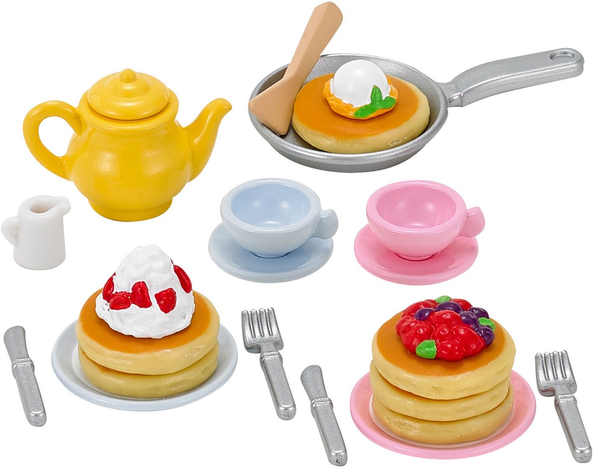 Sylvanian Families set 5225 pannenkoeken bakken-poppenhuisinrichting — afbeelding 10