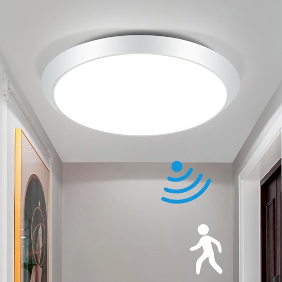 TRUYOK LED plafondlamp met bewegingsdetector 18W sensor ganglamp