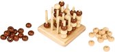 Small Foot - Foor n a Row 3D Houten Strategiespel