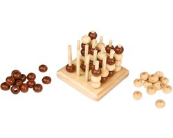 Small Foot - Foor n a Row 3D Houten Strategiespel