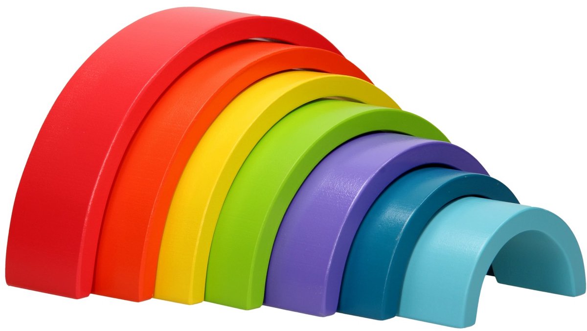 Joueco - Regenboog 7-delig