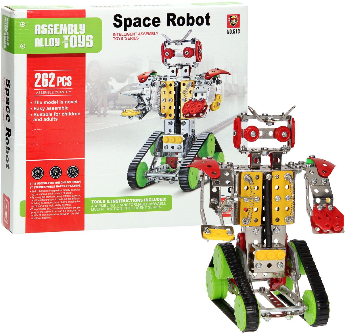 Constructieset Metaal Robot, 262dlg.