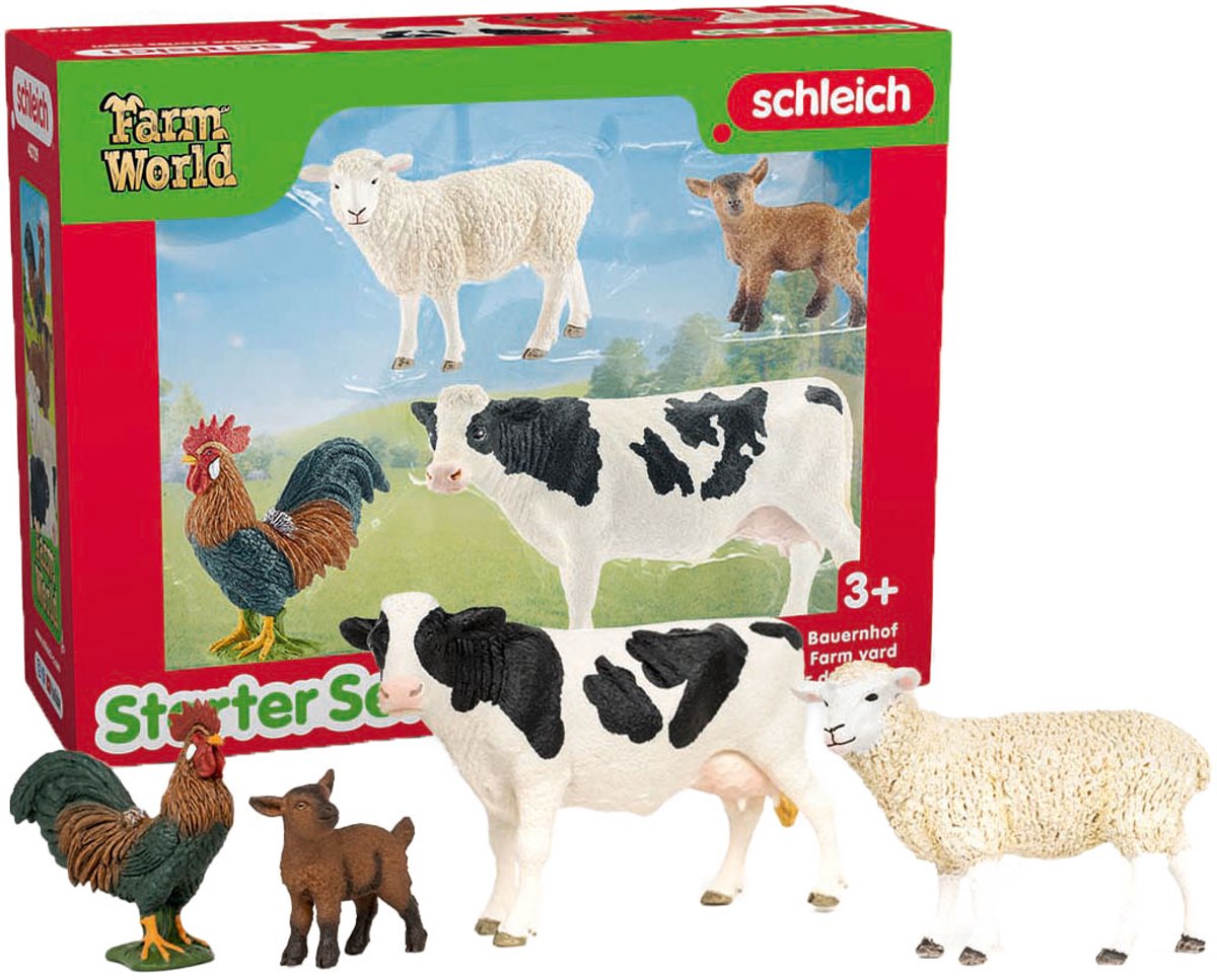 Schleich – Farm World – Boerderijdieren set – 4 figuren – 3+ — afbeelding 8