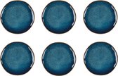 Médard de Noblat - Vertigo Denim - Assiette plate 27 cm - 6 pièces