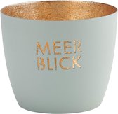Photophore - Goud Pastel Doré - Taille 8,5 cm
