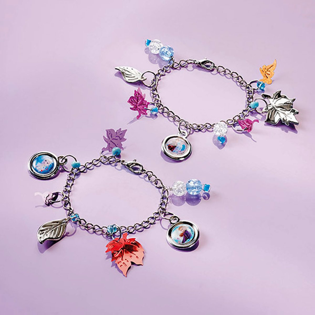 Disney Frozen Totum bedel armbandjes maken met Anna en Elsa speelgoed meisjes vanaf 5 jaar - knutselen vriendschapsarmbandjes - Forest Charm Bracelets cadeau tip — afbeelding 10
