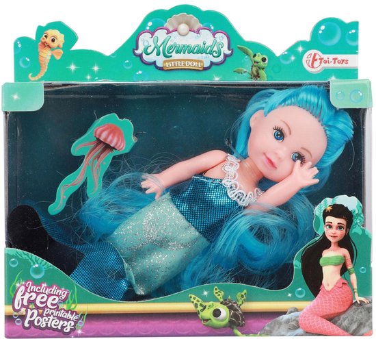 Mermaids Zeemeerminpop Dream Hair, 11cm — afbeelding 5