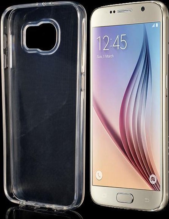 inkomen Elektricien Buik Hoesje geschikt voor Samsung Galaxy S6, gel case, doorzichtig | bol.com