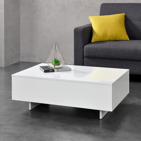 Salontafel Chrome Hoogglans zwart Snel leverbaar-SALE
