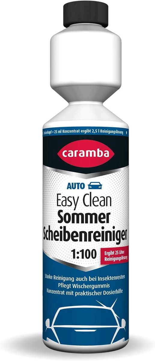 Zomer Ruitenreiniger 1:100 - Glasreiniger voor Autoruiten, 250 ml