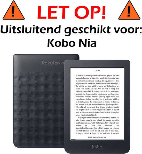 Screenprotector - Folie Geschikt voor Kobo Nia Screenprotector Bescherm Folie Screen Protector Folie Telefoon - 3 PACK — afbeelding 2