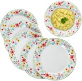 MamboCat Set de 6 Variant plates Variant BLÜMCHEN