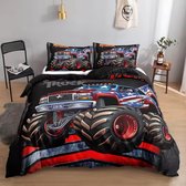 Hot Wheels 2 Stuks, Eenpersoons Dekbedovertrek Episch Stuntontwerp Officiele Omkeerbare Beddengoedset Met Kussensloop Polykatoen Ideaal Voor Autogekke Kinderen 2668797947