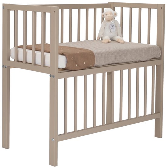 Colorfull Home - Wieg - Co-Sleeper - Aanschuifwieg - 40x80 cm - Sand