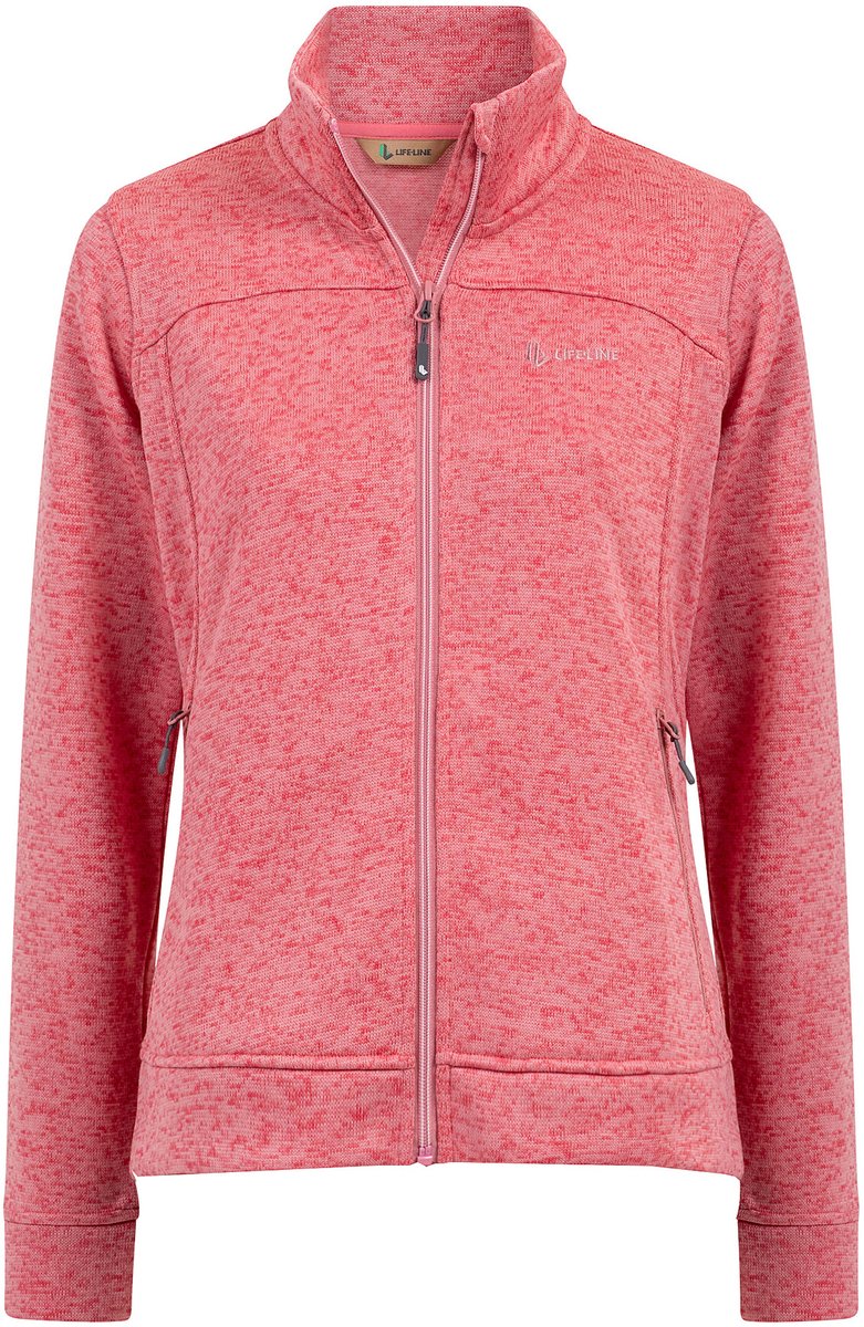 Tessin Fleece Jas Dames Roze