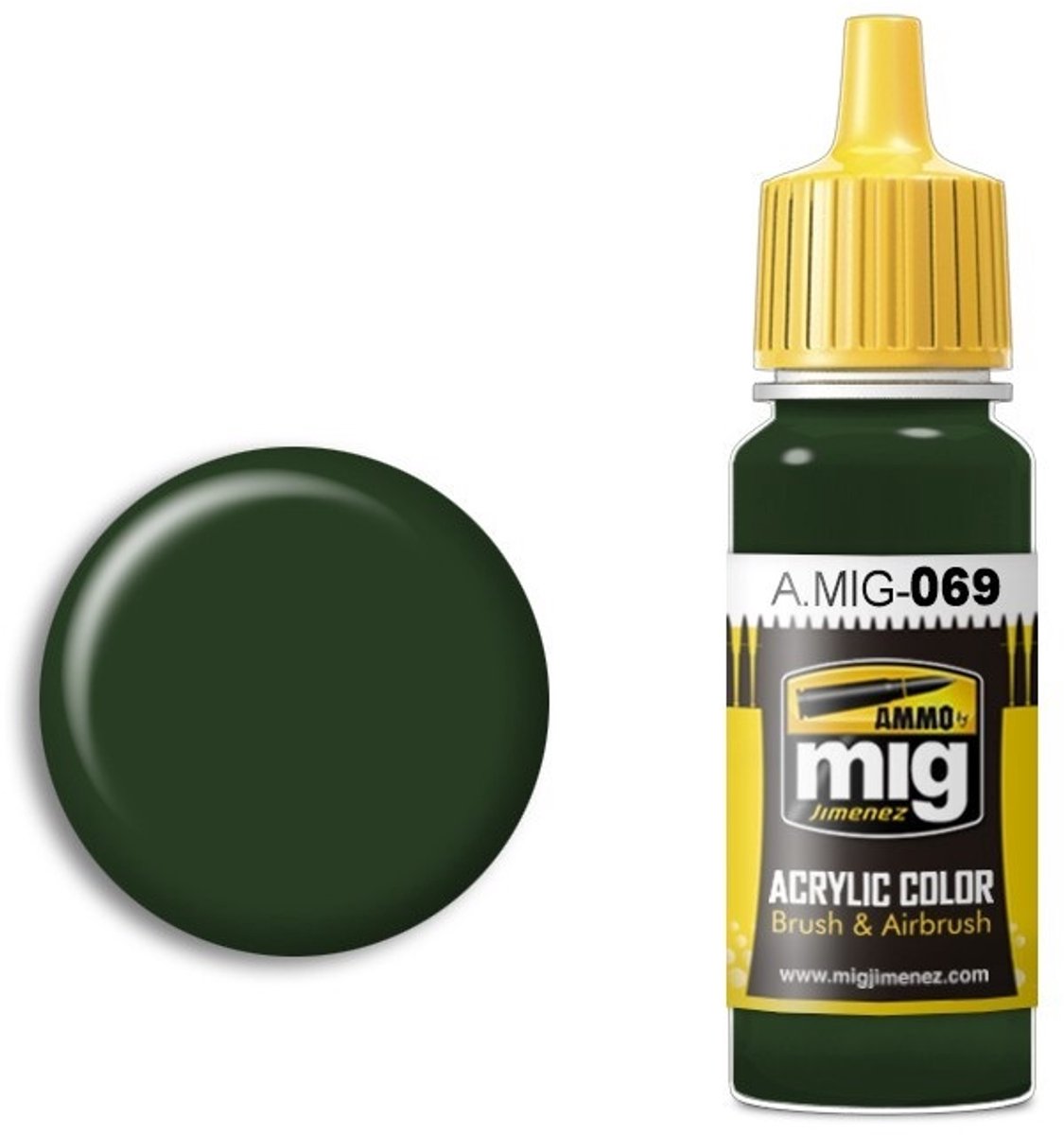 AMMO by Mig Jimenez Hobbyverf Acrylverf - MIG 0069 Blue Green - Acryl Verf flesje - 17 ml