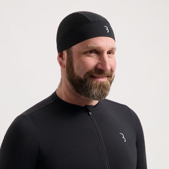 BBB Cycling Helmmuts Zomer - Fietsmuts Voor Onder Helm - 10-25 °C - Mesh Bovenstuk Voor Extra Ventilatie - Zwart - One Size - ComfortCap Helmmuts Fiets BBW-293 van BBB Cycling — afbeelding 2