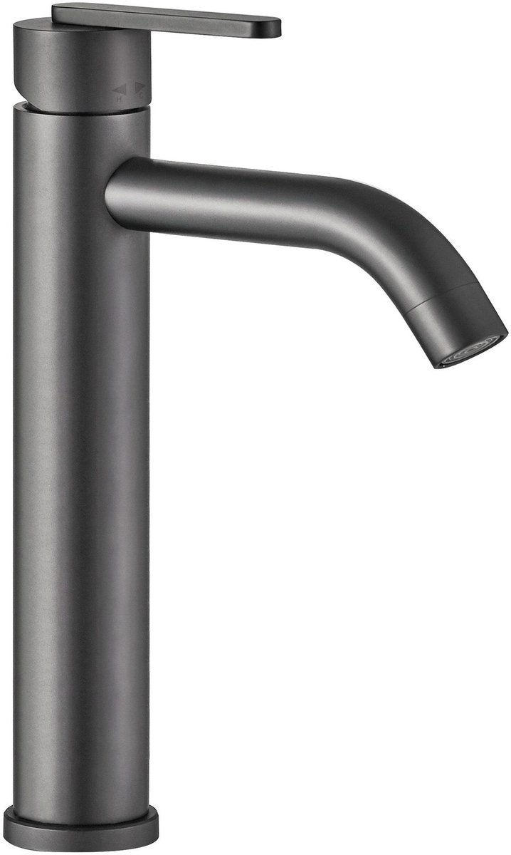 Rea Ontario Js-11801-1Gg High - Wastafelkraan - Titanium - 14,5X4,5X30Cm