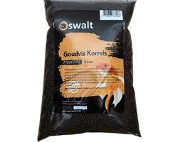 Oswalt - Goudvis korrels - 5 liter - Voer voor goudvissen en sluierstaarten - Visvoer