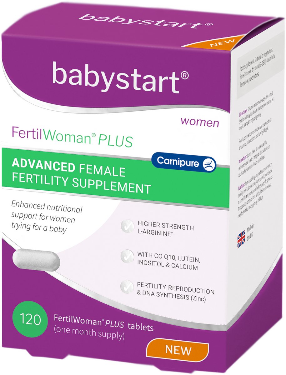 Goedkoopste FertilWoman PLUS® - vruchtbaarheid supplement vrouw - 120 tabletten