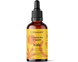 VitaminFit Vitamine B12 Kinder Druppels - 100% Natuurlijk & Plantaardig - Biologisch Actief - 50 ML - Vloeibaar