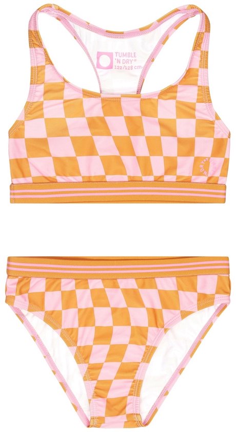 Tumble & Dry zomer bikini meisjes - roze/oranje - Balagne