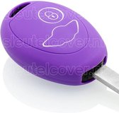 Mini SleutelCover - Paars / Silicone sleutelhoesje / beschermhoesje autosleutel