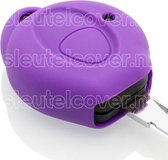 Peugeot SleutelCover - Paars / Silicone sleutelhoesje / beschermhoesje autosleutel