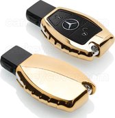 Housse de clé Mercedes - Étui de clé or / TPU / Housse de protection pour clé de voiture