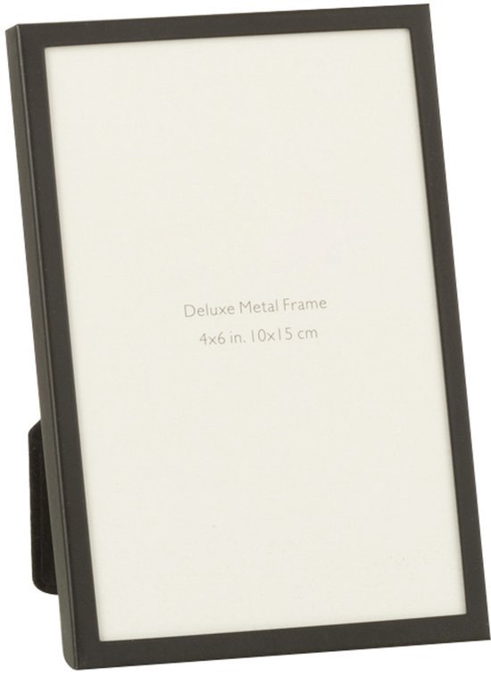 J-Line cadre photo Bordure Fine - métal - noir - small - 2 pcs