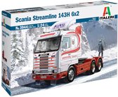 Italeri Modelbouwpakket Vrachtwagens - 3944 Scania Streamline 143H 6x2 Plastic - 1:24 - Modelbouw
