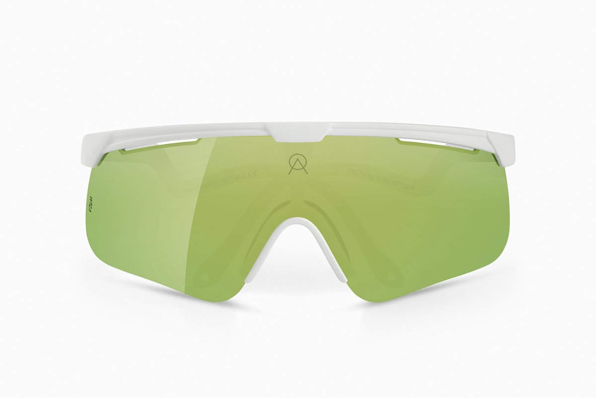 Fietsbril Alba Optics - DELTA WHITE VZUM KING LEI