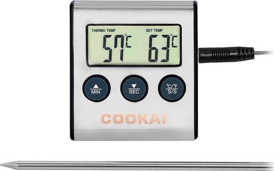 Digitale KernTemperatuurmeter en Timer - Cookai
