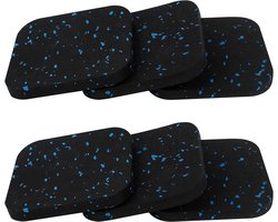 Anti Trillingsmat Wasmachine - en Wasdroger - Geluidsdempende Antislip Mat - Rubber Mat Trillingsdempers - Trillingsdempers wasmachine – Extra dik - Voetjes wasmachine & droger - Wasmachine demper – Anti trillings - vibratie - dempers pads – Antislip