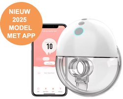 Trend Goods - Handsfree Borstkolf - Kolf - Elektrische Borstkolf - Borstvoeding - Draadloze Borstkolf - Bestuurbaar met App - Incl. Moedermelk bewaarzakjes, Reistas, Borstschildverkleiners - BPA vrij