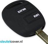 Couvre-clé Toyota - Noir / Couvre-clé en silicone / Couvre-clé de voiture