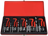 Kit de réparation de tarauds NAIZY, inserts de tarauds M5 M6 M8 M10 M12, tarauds à filetage vissés dans des manchons vissés dans des inserts