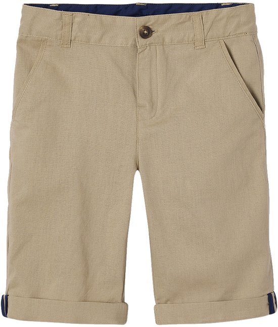 Vertbaudet Bermuda garçon en coton/lin bol