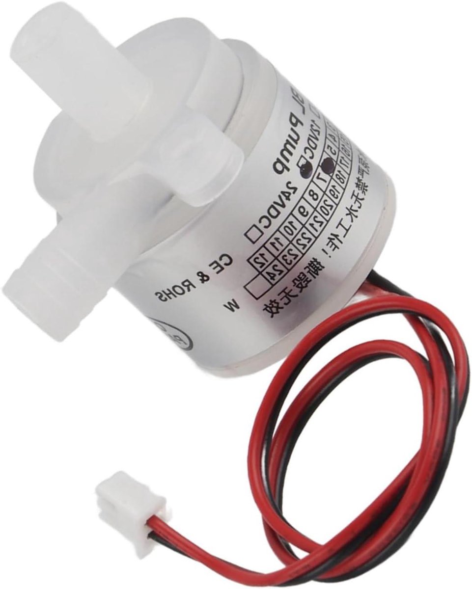Pcs White Mini Food Grade Small Pump ZLWB-12 Brushless Water Pump 12V DC 6W For Aquarium and Solar System - 1 Stuk