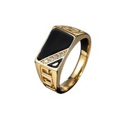 Livano Ring - Ringen - Dames - Heren - Goud Kleurig - 65mm