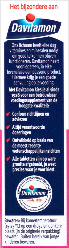 Davitamon Mama Compleet Zwanger - multivitamine bij kinderwens en zwangerschap - Bevat extra foliumzuur en vitamine D3 - 60 tabletten