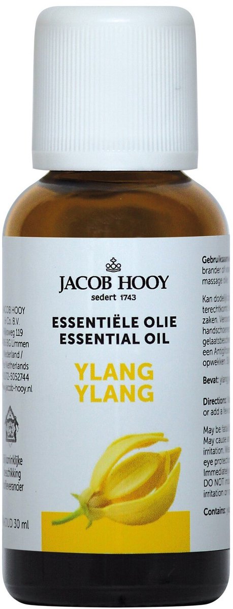 Goedkoopste Jacob Hooy Ylang Ylang - 30 ml - Etherische Olie