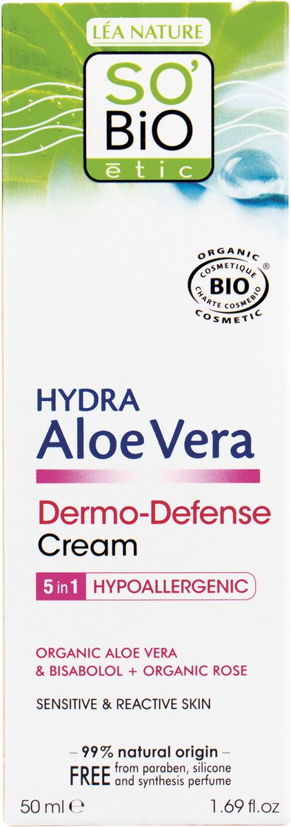 SO’BiO étic Aloevera Cream Dermo Defense 50ml