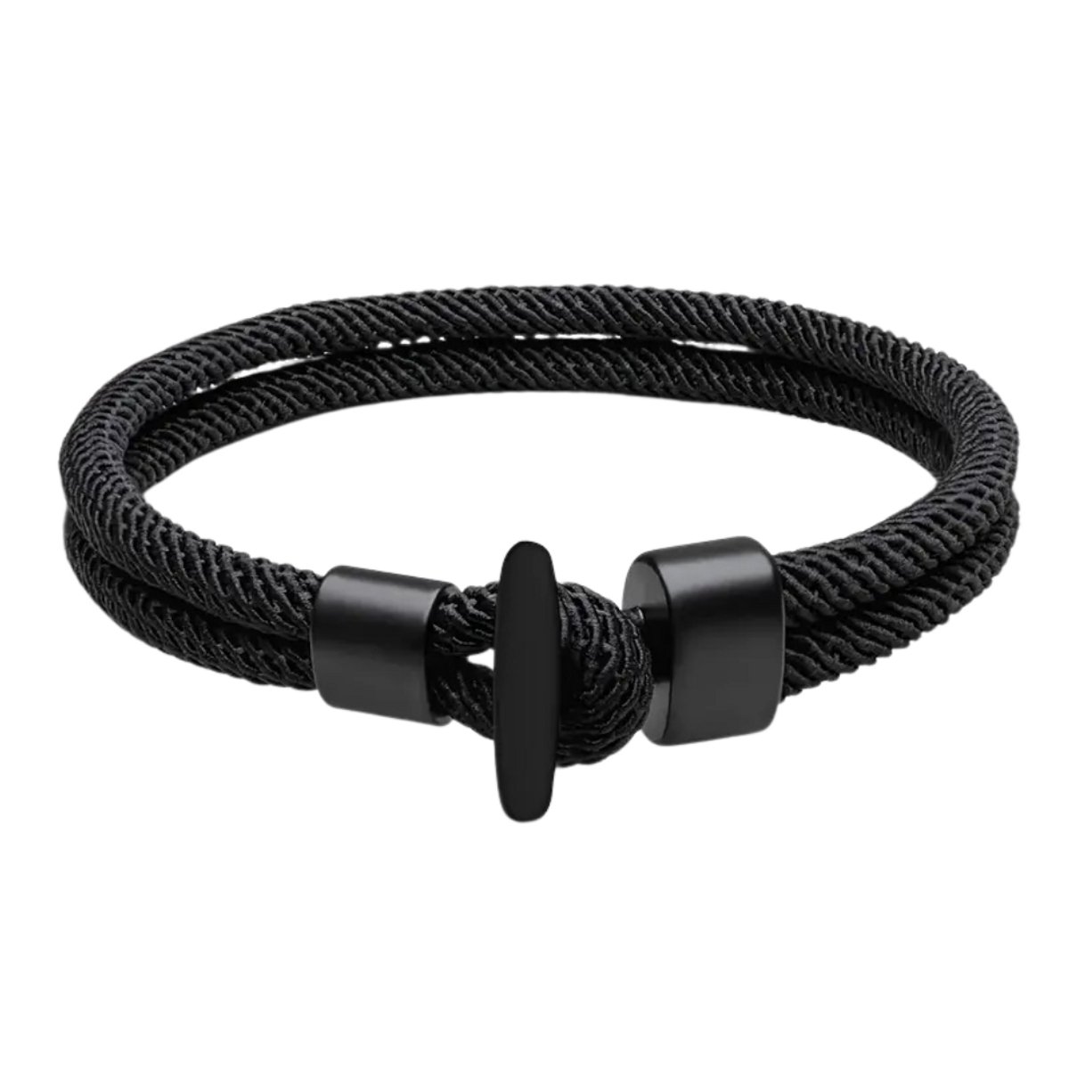 Livano Armband - Staal - Nep Zilver - Dames - Zwart