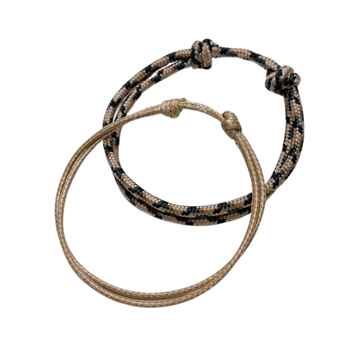 Bovista Armband - Staal - Nep Zilver - Dames - 2 St - Olijf