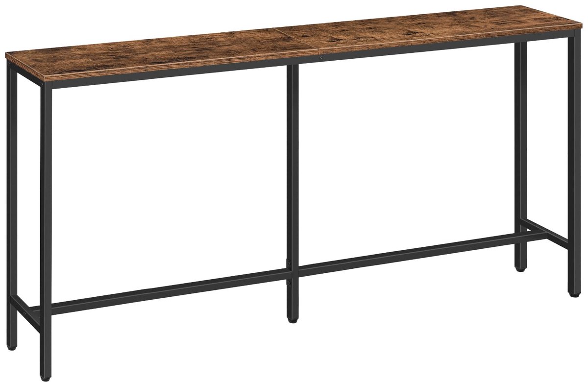 Unyqoos ® Elegant en Functionele Smalle Consoletafel voor Hal, Woonkamer en Meer bruin