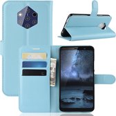 Nokia 9 PureView hoesje, 3-in-1 bookcase, blauw | GSM Hoesje / Telefoonhoesje Geschikt Voor: Nokia 9 PureView